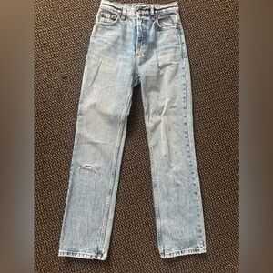 Straight leg zara jeans